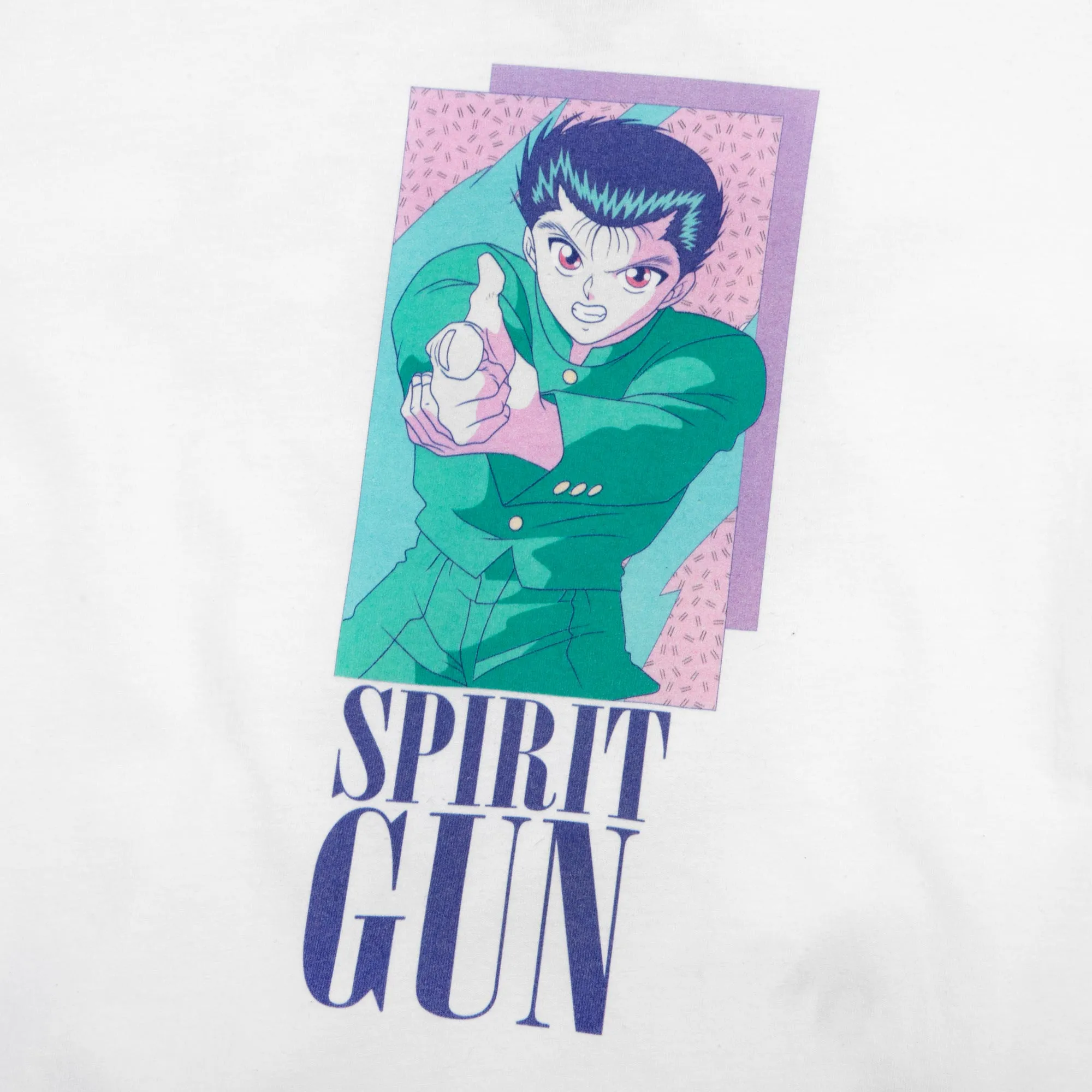 Yu Yu Hakusho Spirit Gun White Long Sleeve