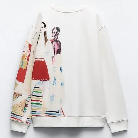 ZARA  |XEVI SOLÁ GIRL SWEATSHIRT